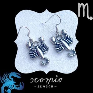 NWT Scorpion silver earrings *scorpio* βοΈ